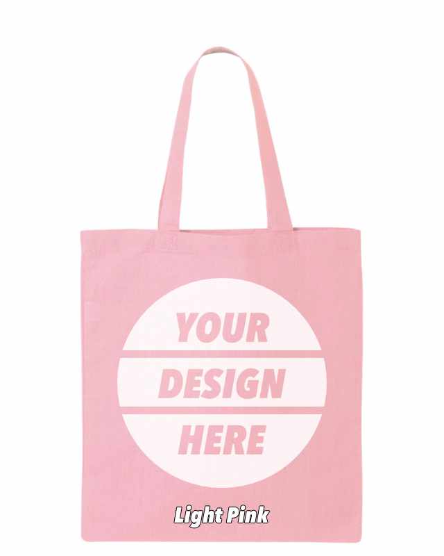 Economical Tote Bags Light Pink