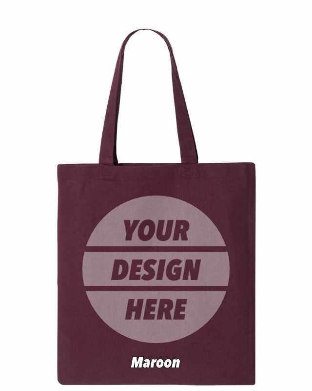 Economical Tote Bags Maroon