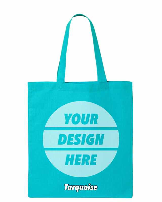 Economical Tote Bags Turquoise