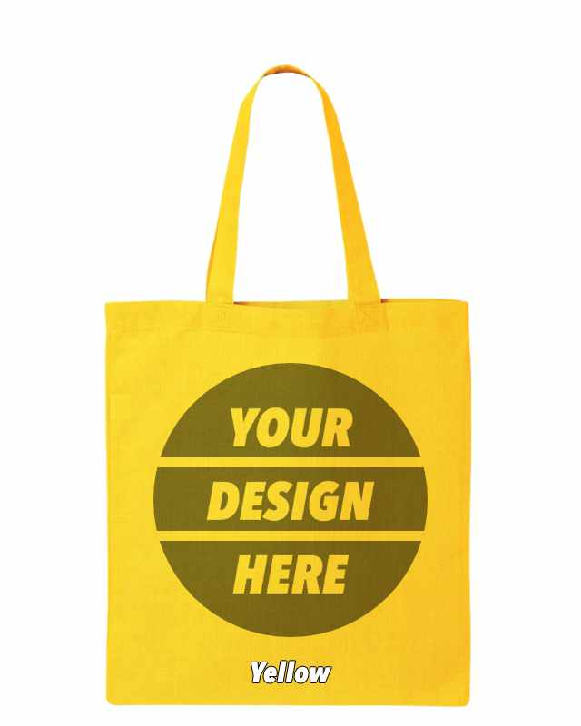 Economical Tote Bags Yellow