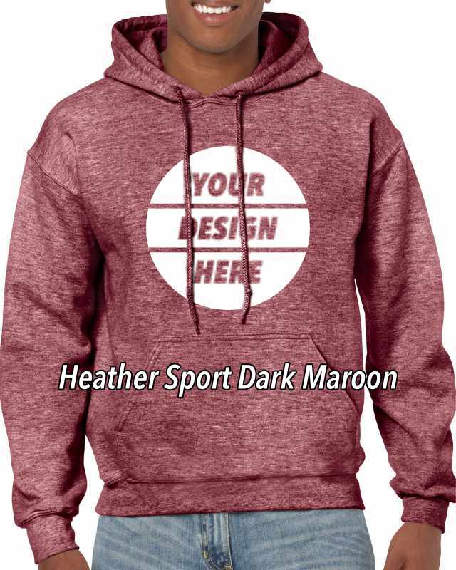 G185 Heather-Sport-Dark-Maroon