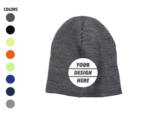 Custom Beanie Printing Embroidery