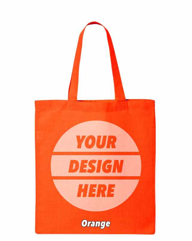 Economical Tote Bags Orange