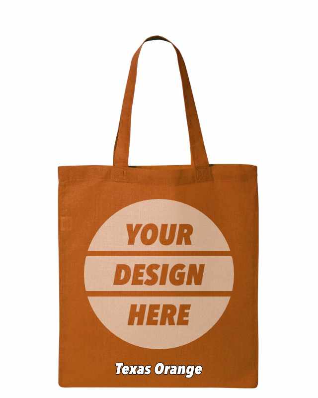 Economical Tote Bags Texas Orange