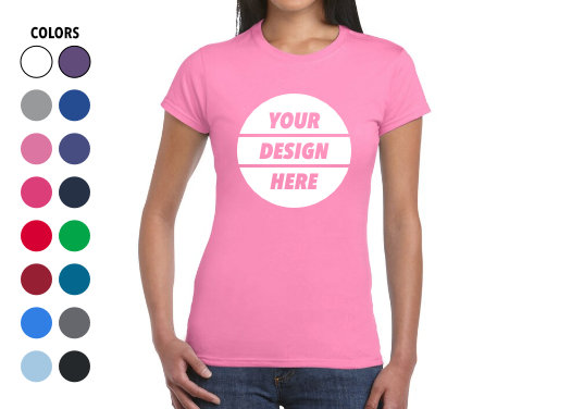 Custom Women Tee Shirt Printing